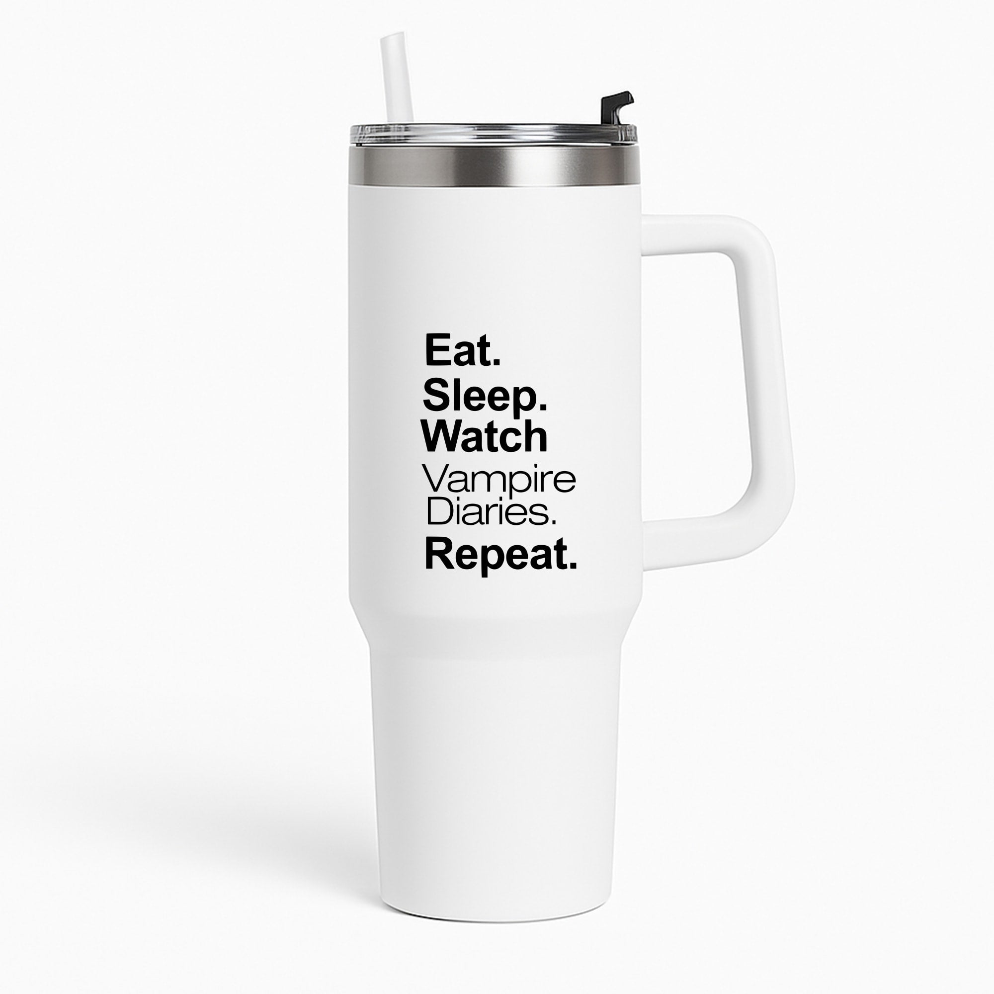 Eat Sleep Watch VPD Repeat Tumbler