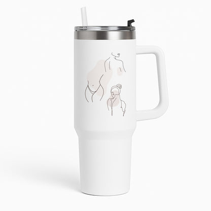 Silouhette nude Tumbler