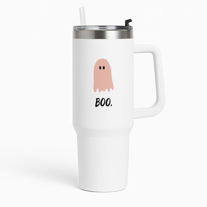 Boo - Ghost Halloween Tumbler