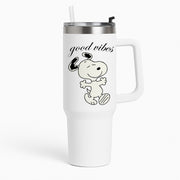 Good Vibes Cartoon Beagle Tumbler 1