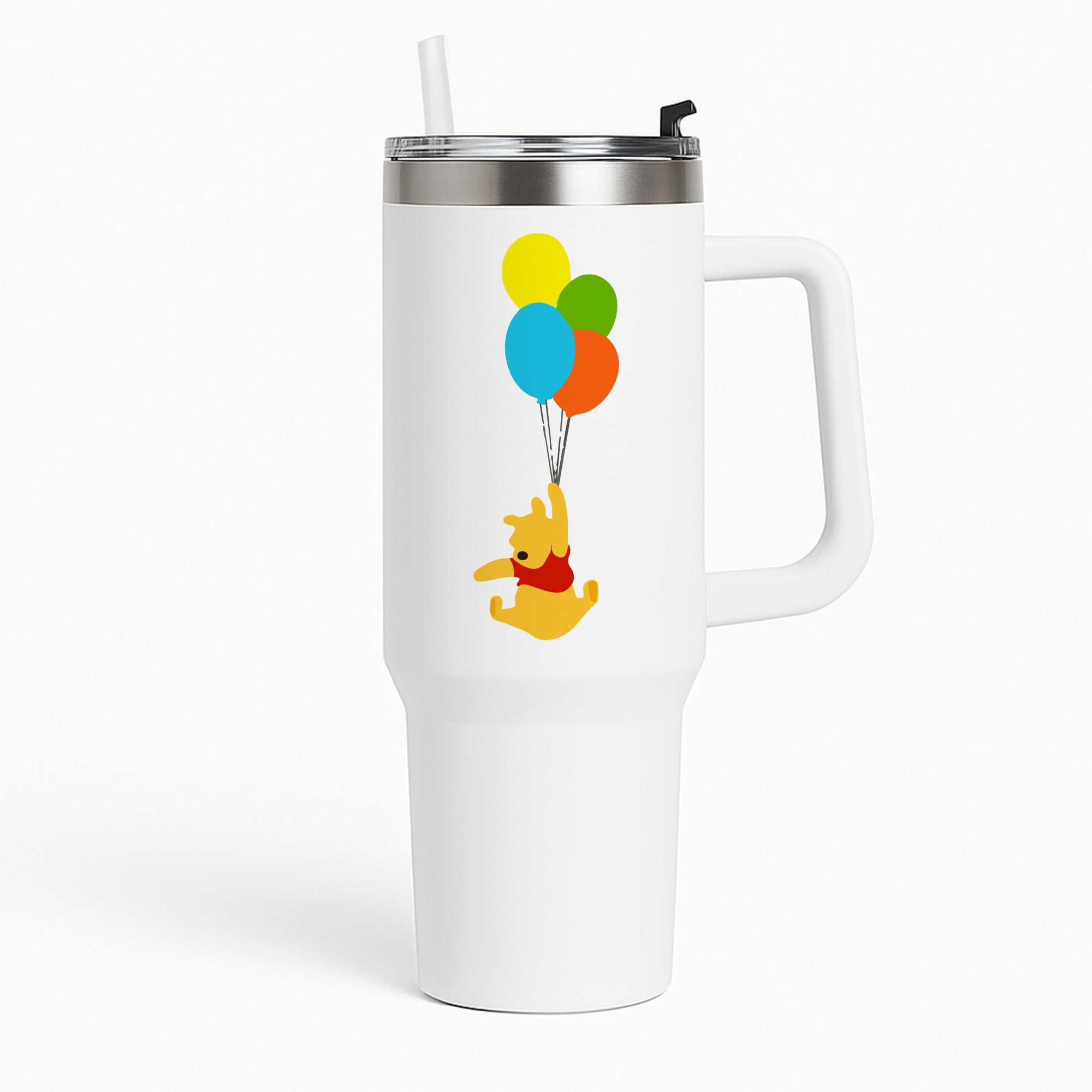 Pooh On Balloons Tumbler