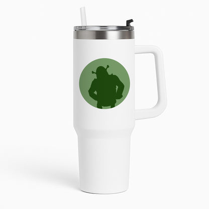 Green Ogre Outline Tumbler