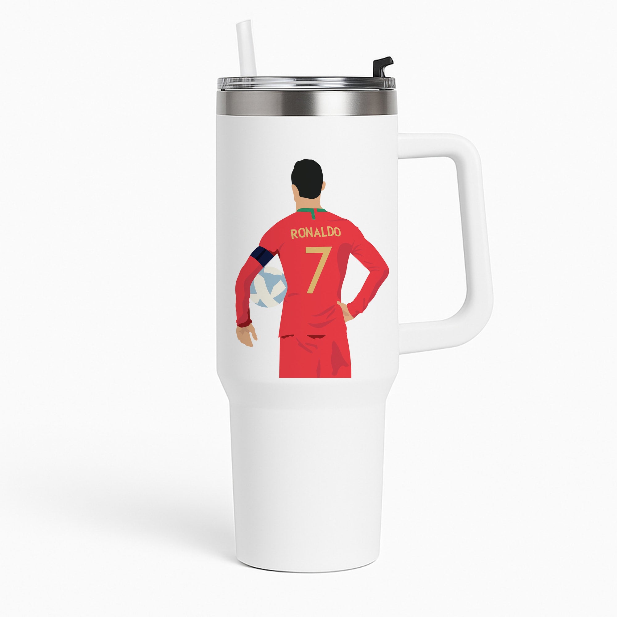 Ronaldo - Football Tumbler