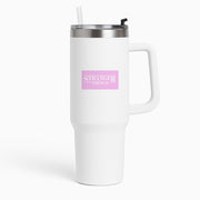 Pink Galaxy Stranger Tumbler 1