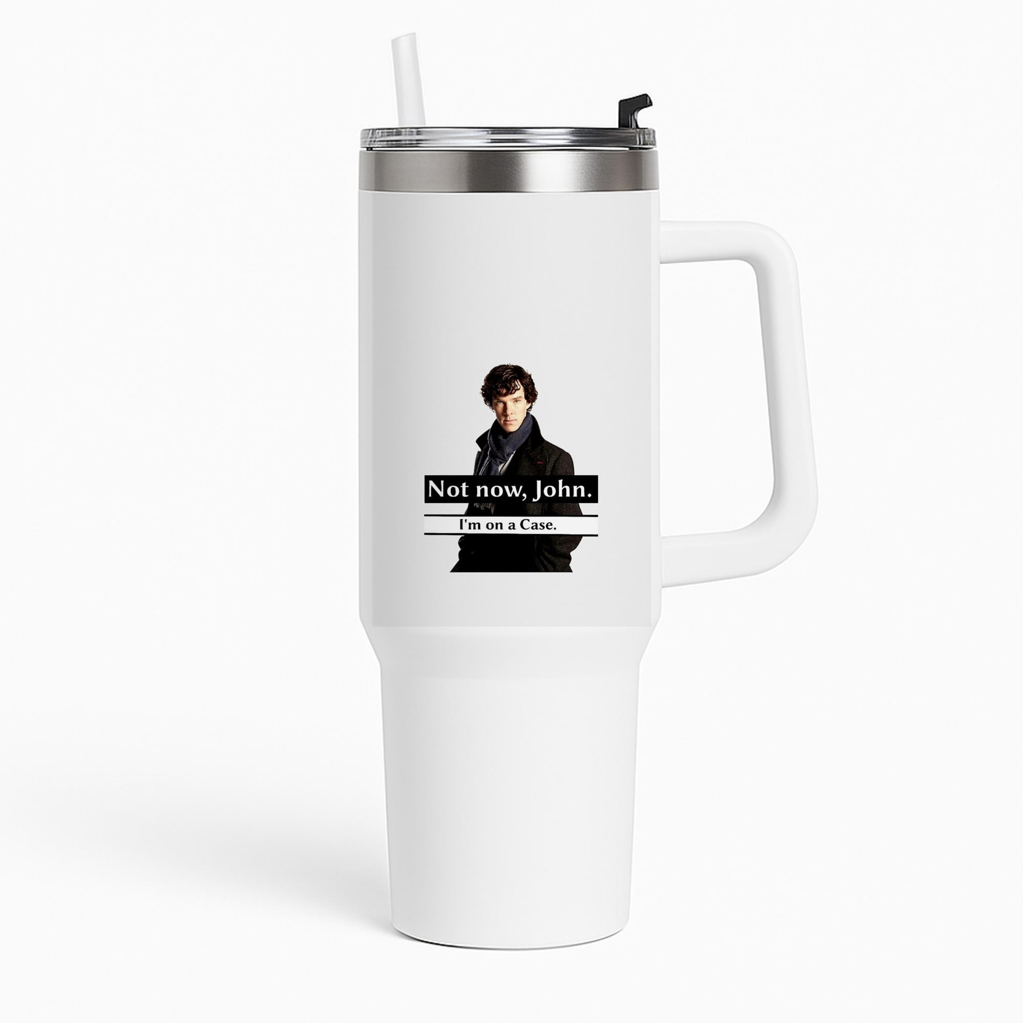 I'm on a Case Holmes Pun Tumbler