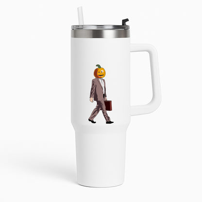 Dwight Pumpkin Head Tumbler