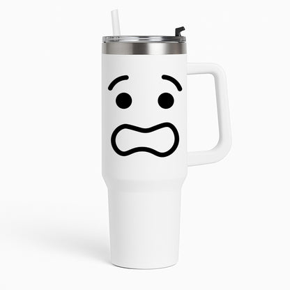 Brick Face Worried Tumbler