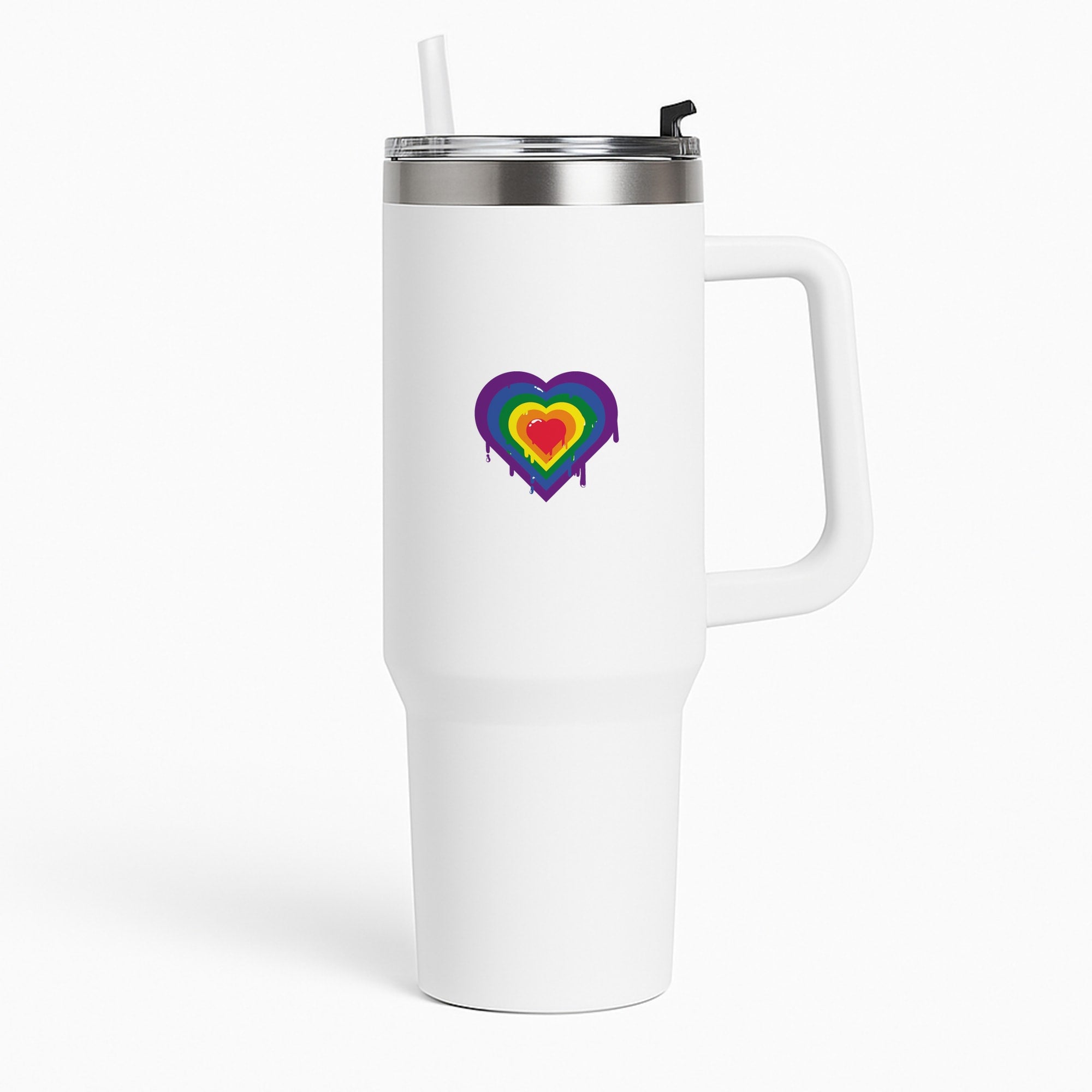 Dripped heart - Pride Tumbler