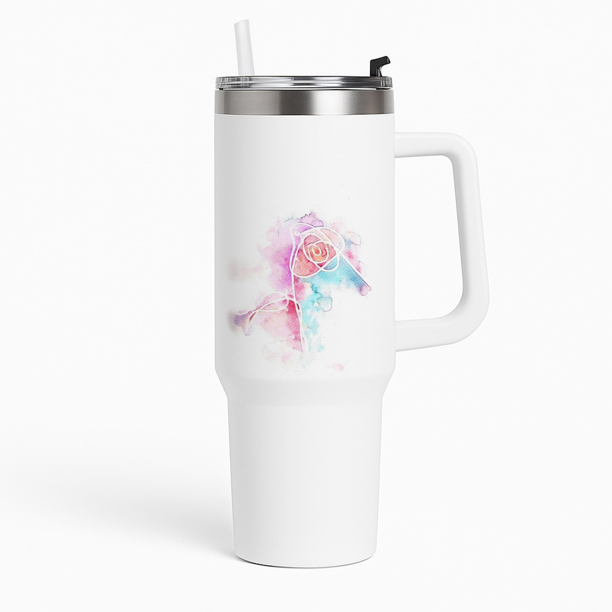K-Pop Band Love Yourself Watercolour Painting Tumbler
