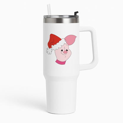 Pig Pattern Christmas Tumbler
