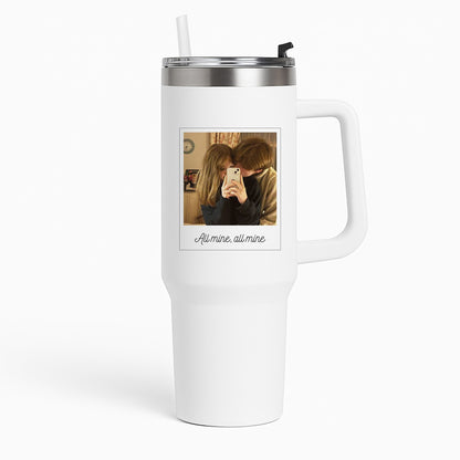 All Mine, All Mine - Personalised Couples Tumbler