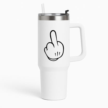 Fairytale Mouse Middle Finger Tumbler