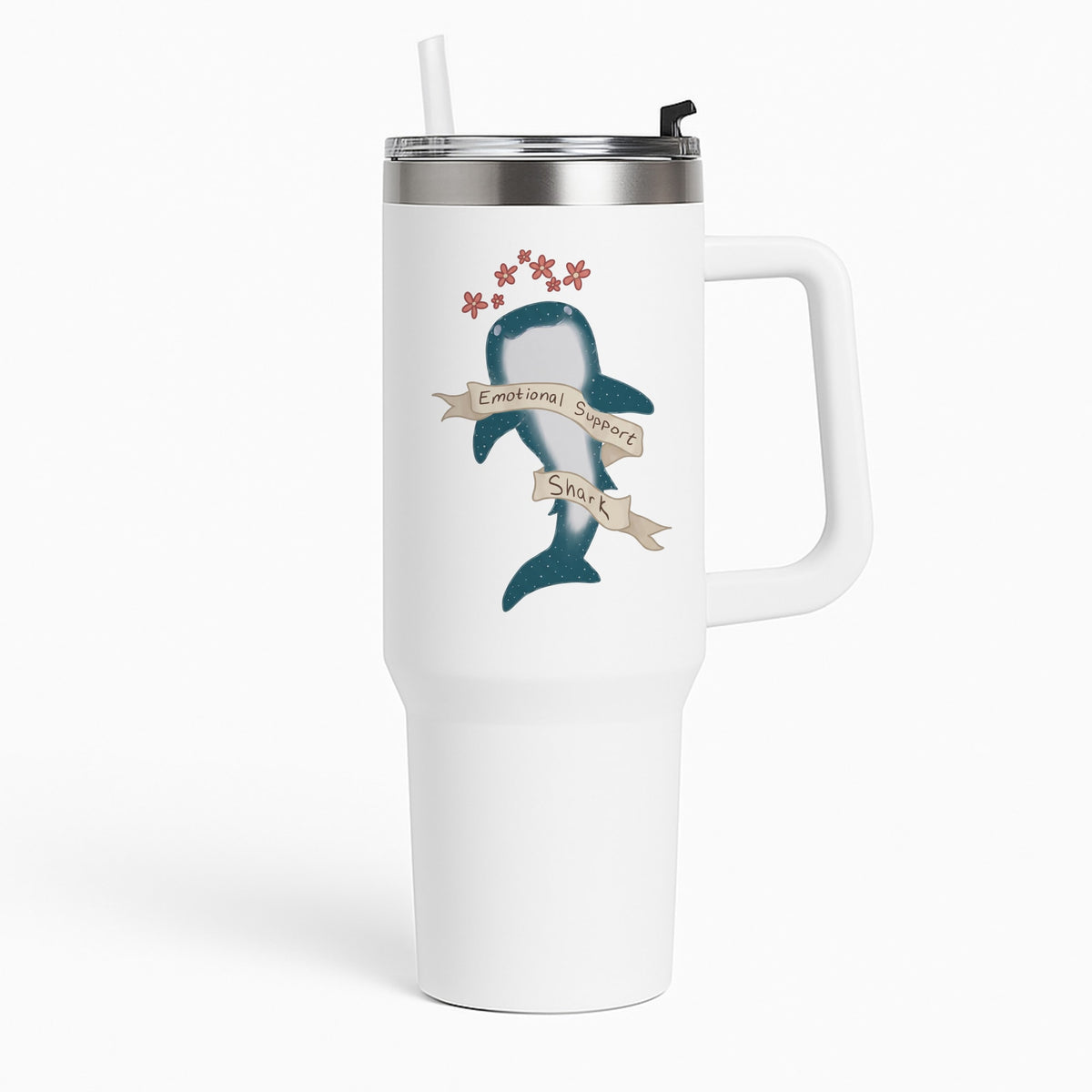 Emotional Support Shark Tumbler