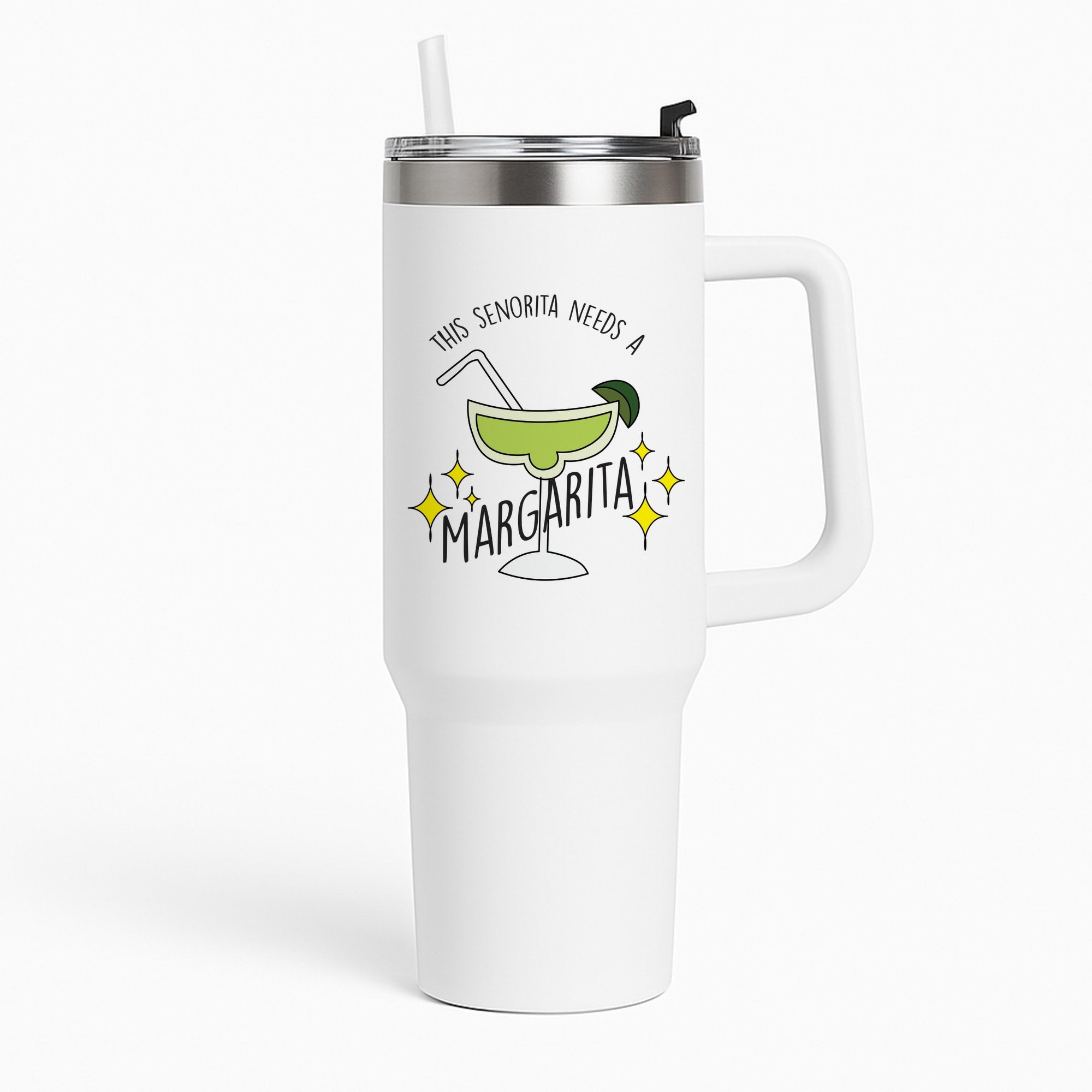 This Senorita Needs A Margarita - Funny Quotes Tumbler