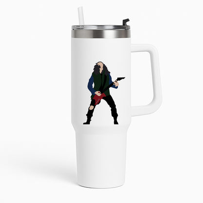 Eddie Munson Playing Guitar Tumbler
