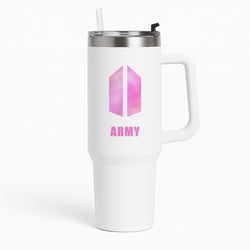 BTS Army Pink - K Pop Tumbler