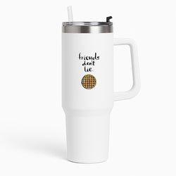 Friends Don't Lie Waffle Tumbler
