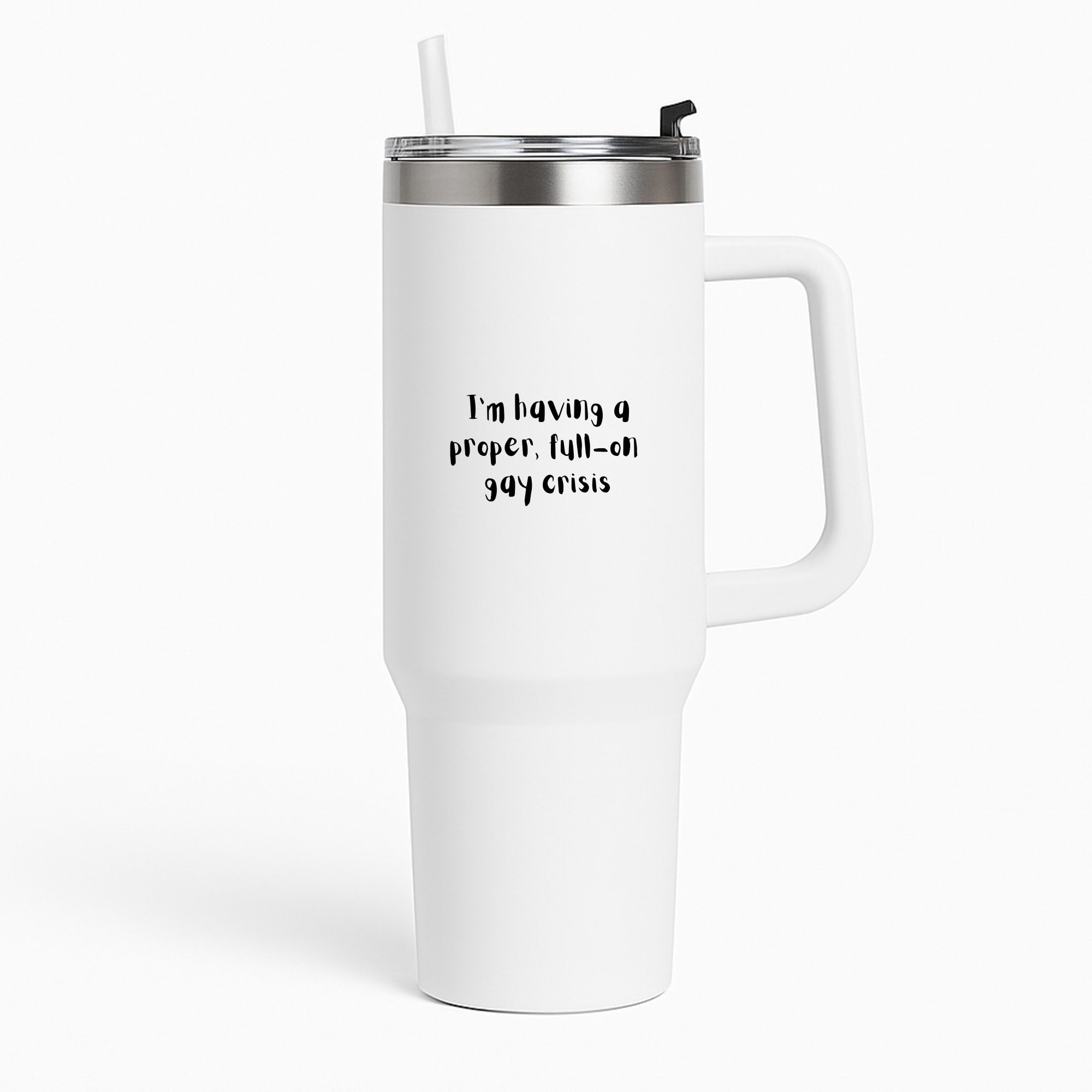 Gay Crisis - Heart TV Tumbler