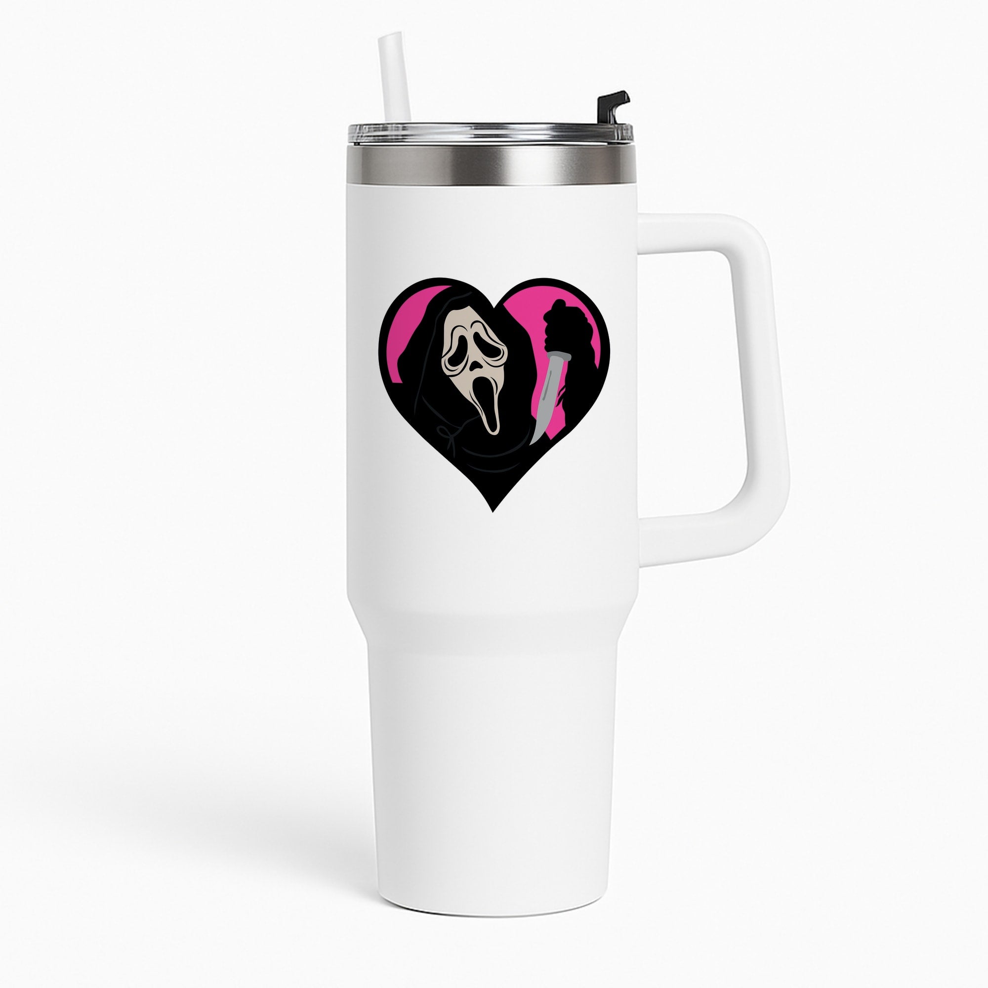 Heart face - Halloween Tumbler