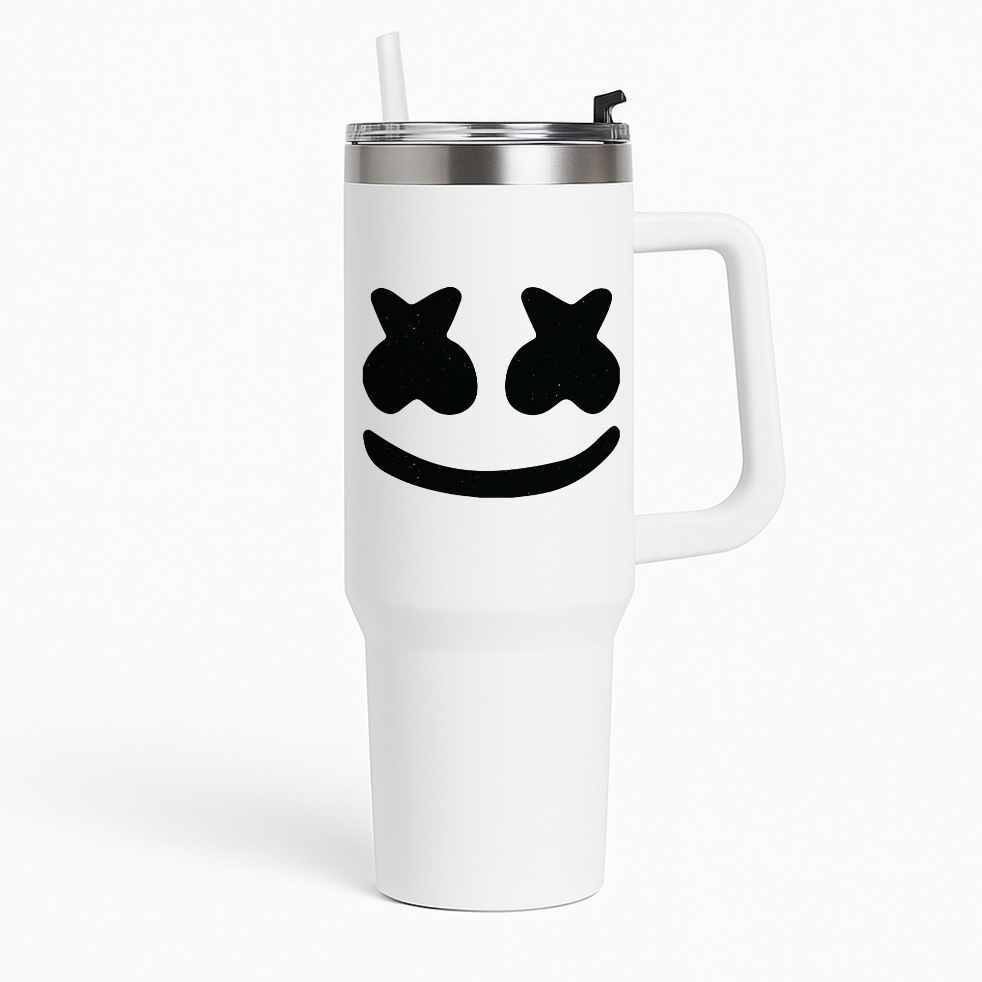 Black And White Helmet In Space  Tumbler