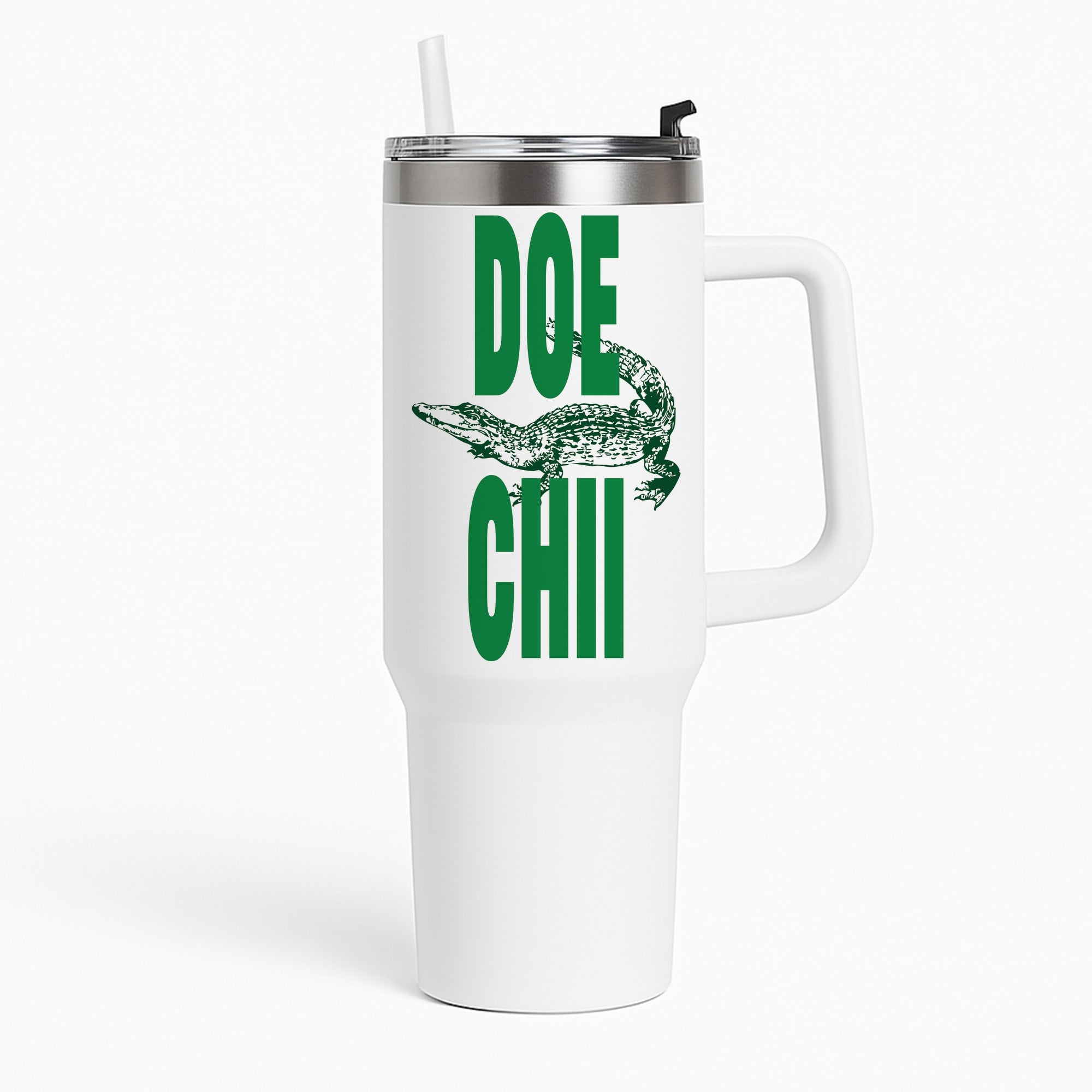 Rapper Alligator Print Tumbler