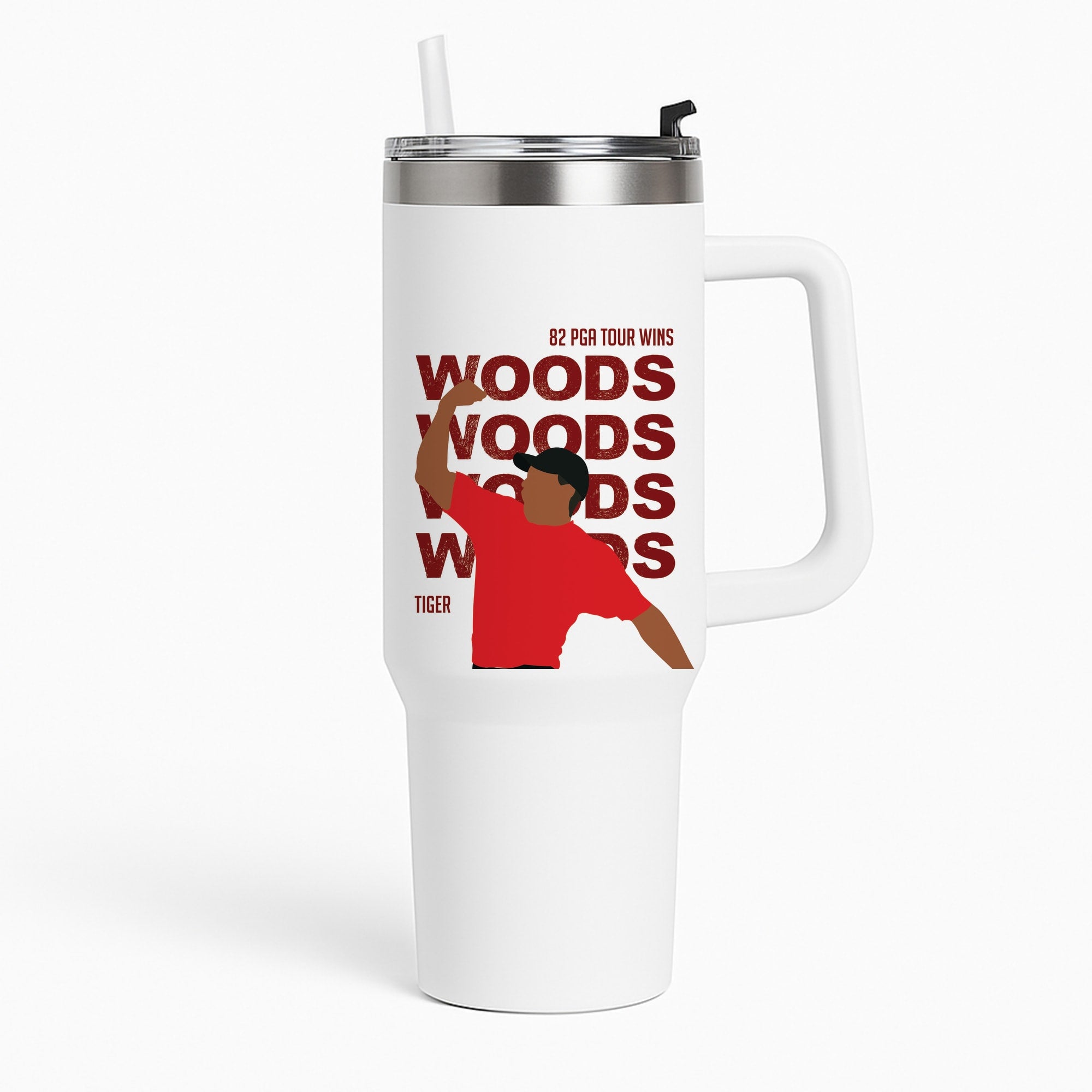 Woods Dark Red Tumbler