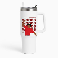 Woods Dark Red Tumbler