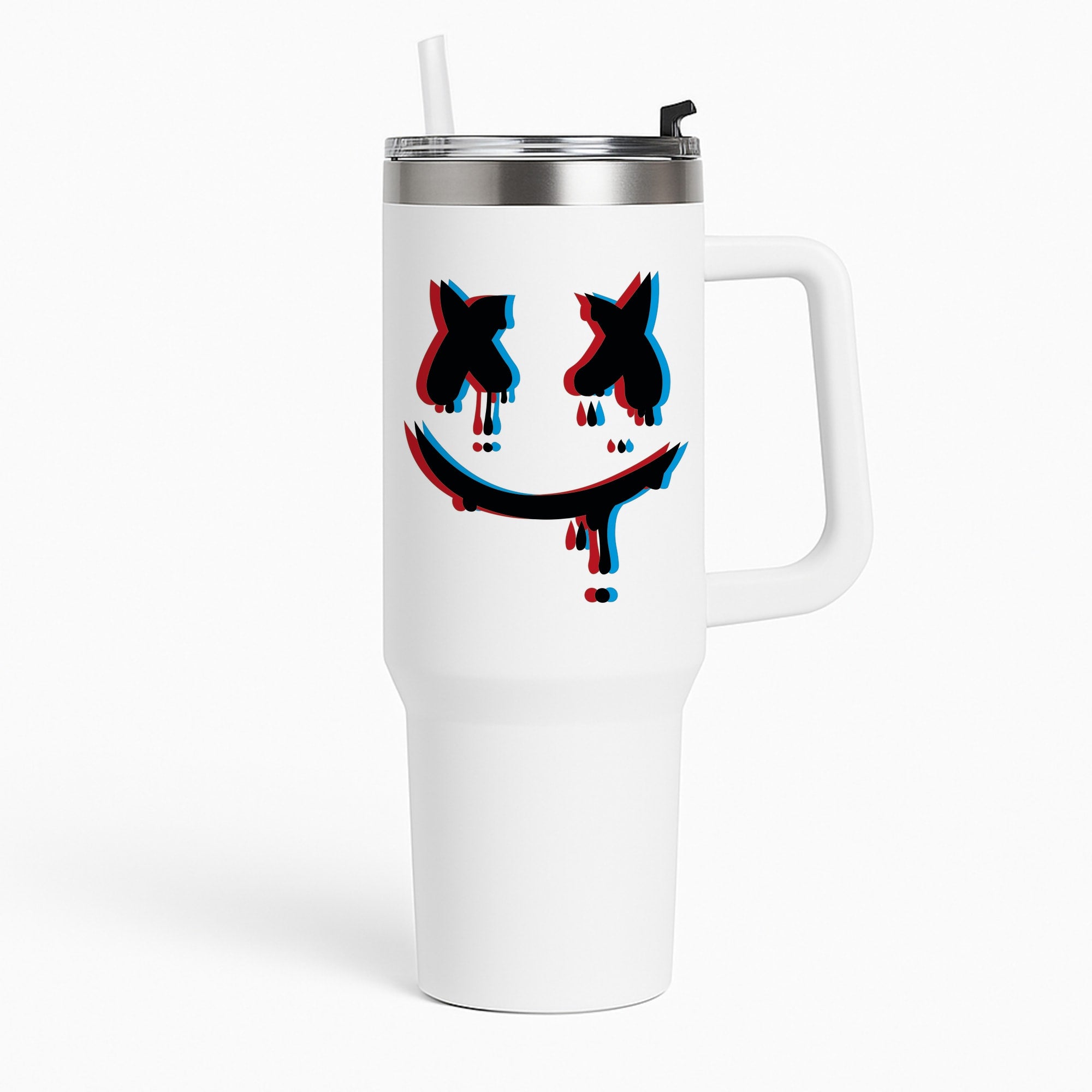 Blue Blur - White Helmet DJ Tumbler