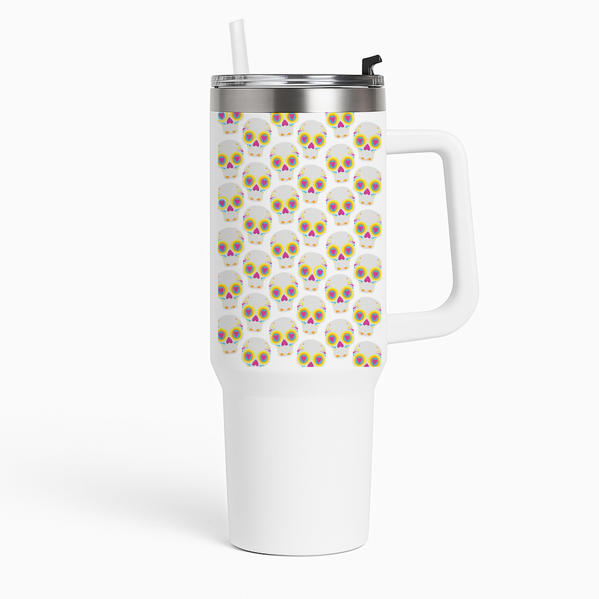 Skull Pattern - Halloween Tumbler