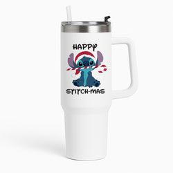 Happy Blue Alienmas - Christmas Tumbler
