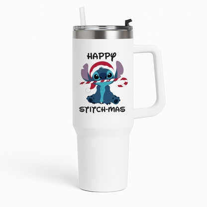 Happy Blue Alienmas - Christmas Tumbler