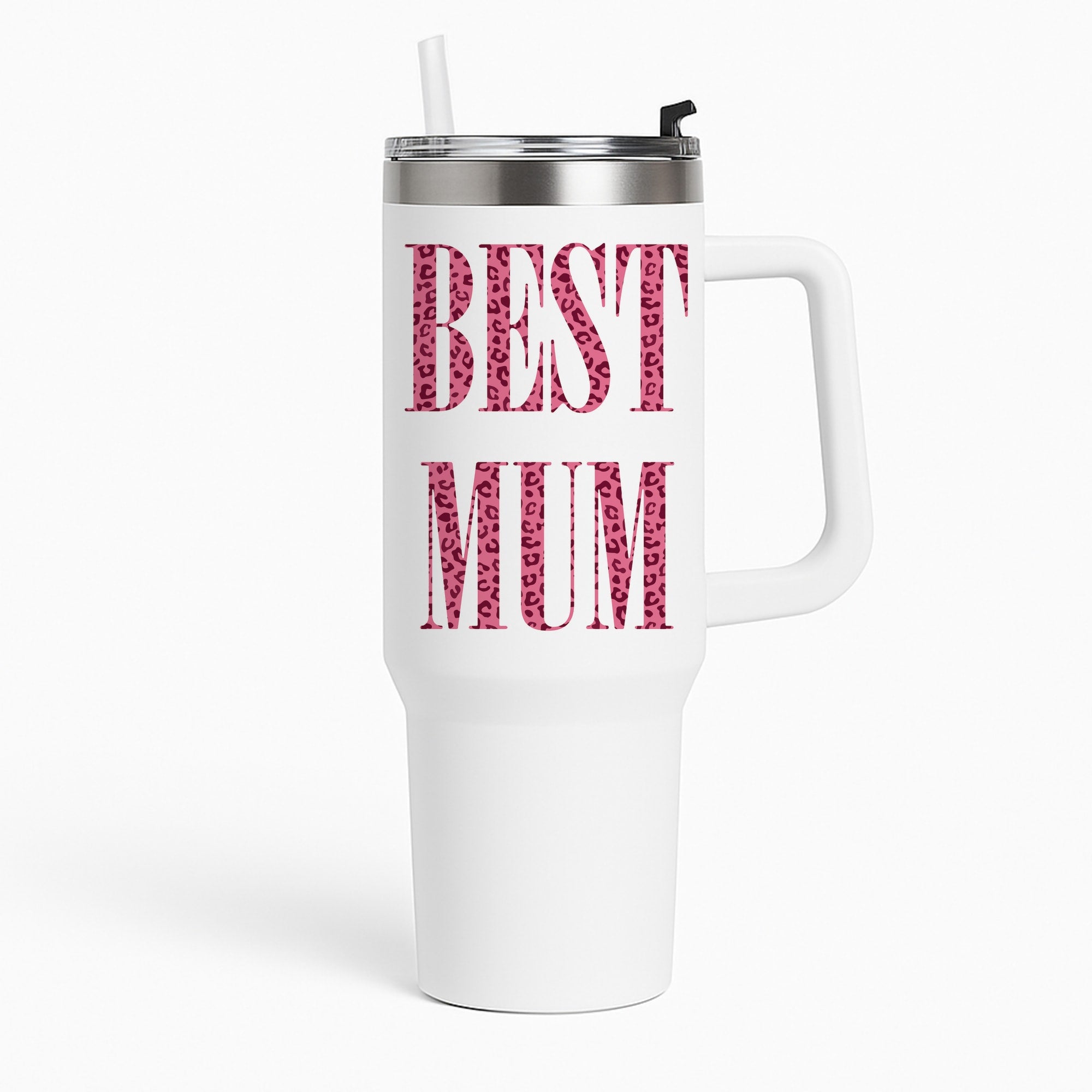 Best Mum Leopard Print Tumbler