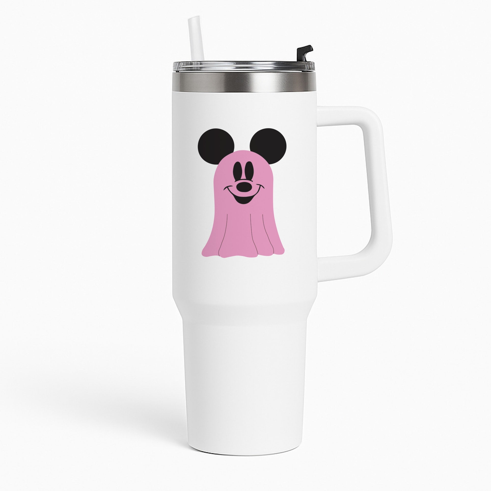 Mouse Ghost Pattern Halloween Tumbler