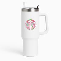 Pink Coffee Logo Tumbler