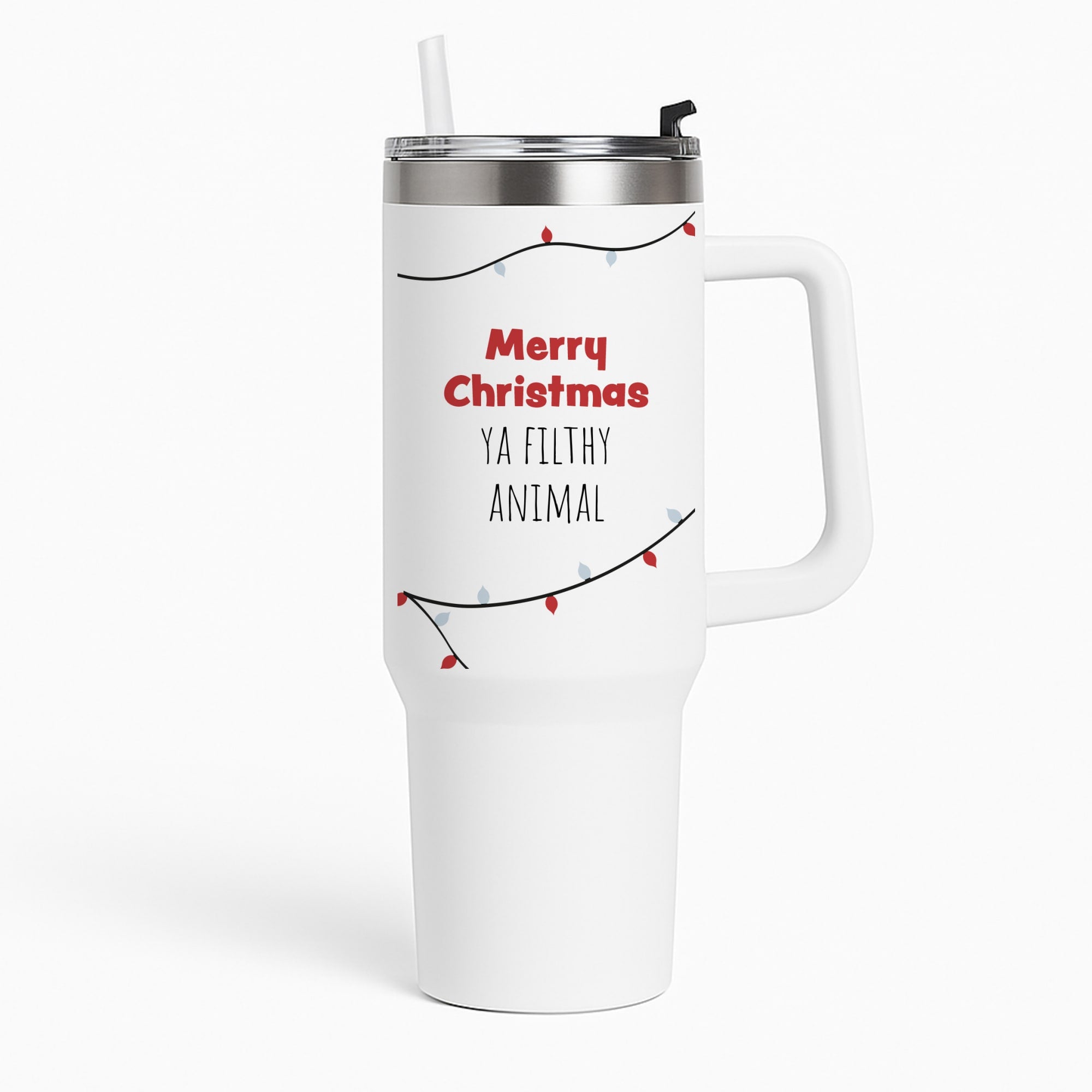 Merry Christmas Ya Filthy Animal Tumbler