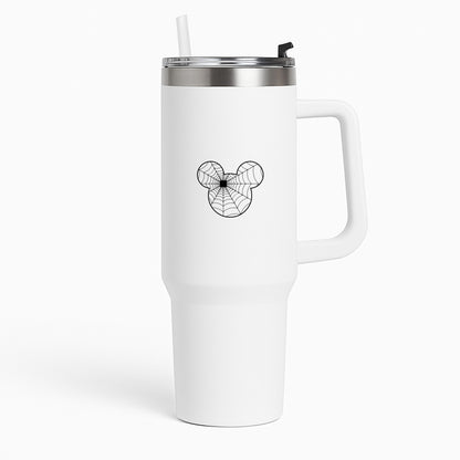 Fairytale Mouse Spider Web - Halloween Tumbler