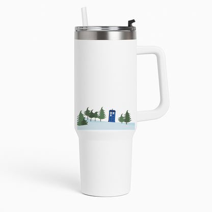 Christmas Tardis - Doctor Who Tumbler