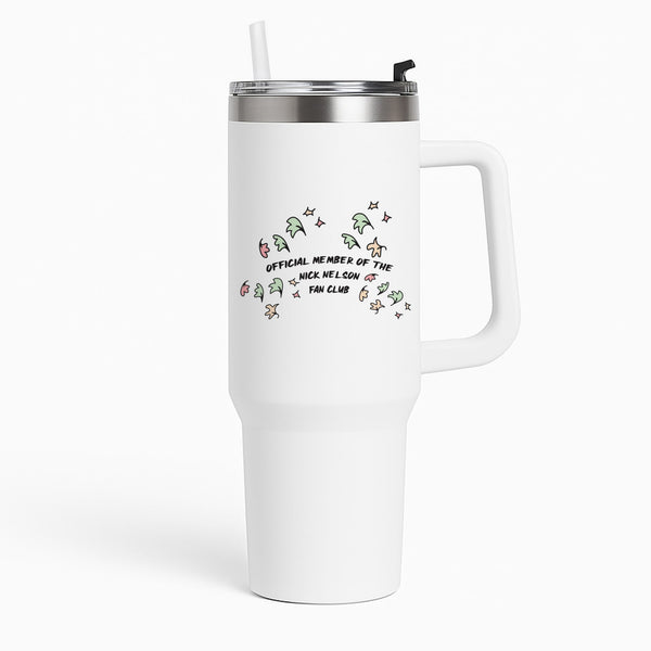 Official Member Of The Nick Nelson Fan Club - Heart TV Tumbler
