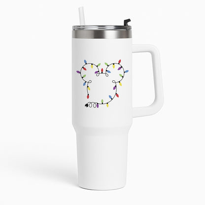 Mouse Christmas Lights Christmas Tumbler
