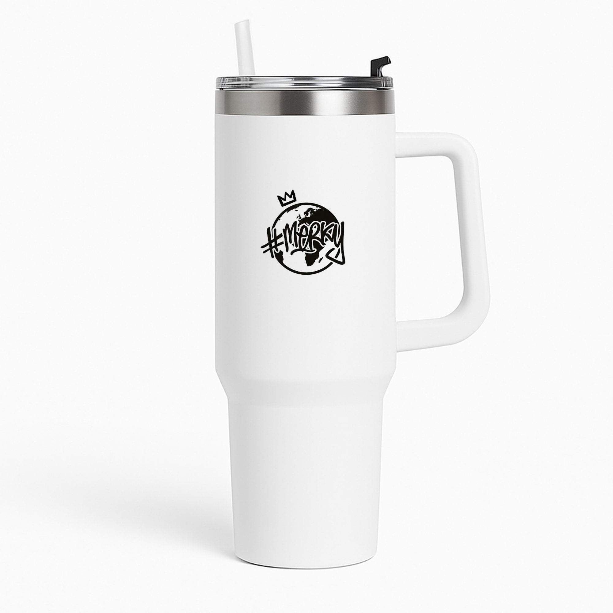 Hashtag Merky Globe Tumbler