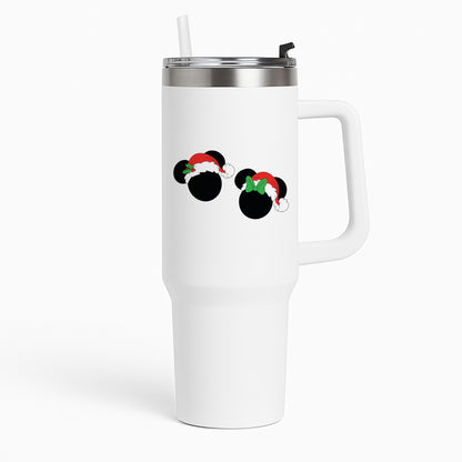 Festive Mice Christmas Tumbler