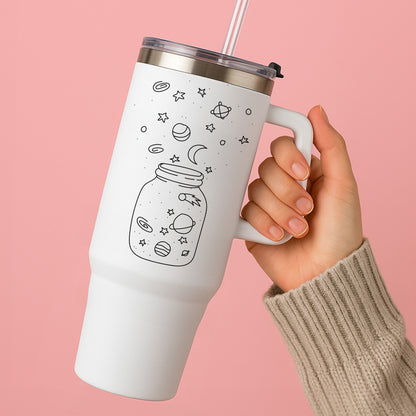 Space Jar Tumbler