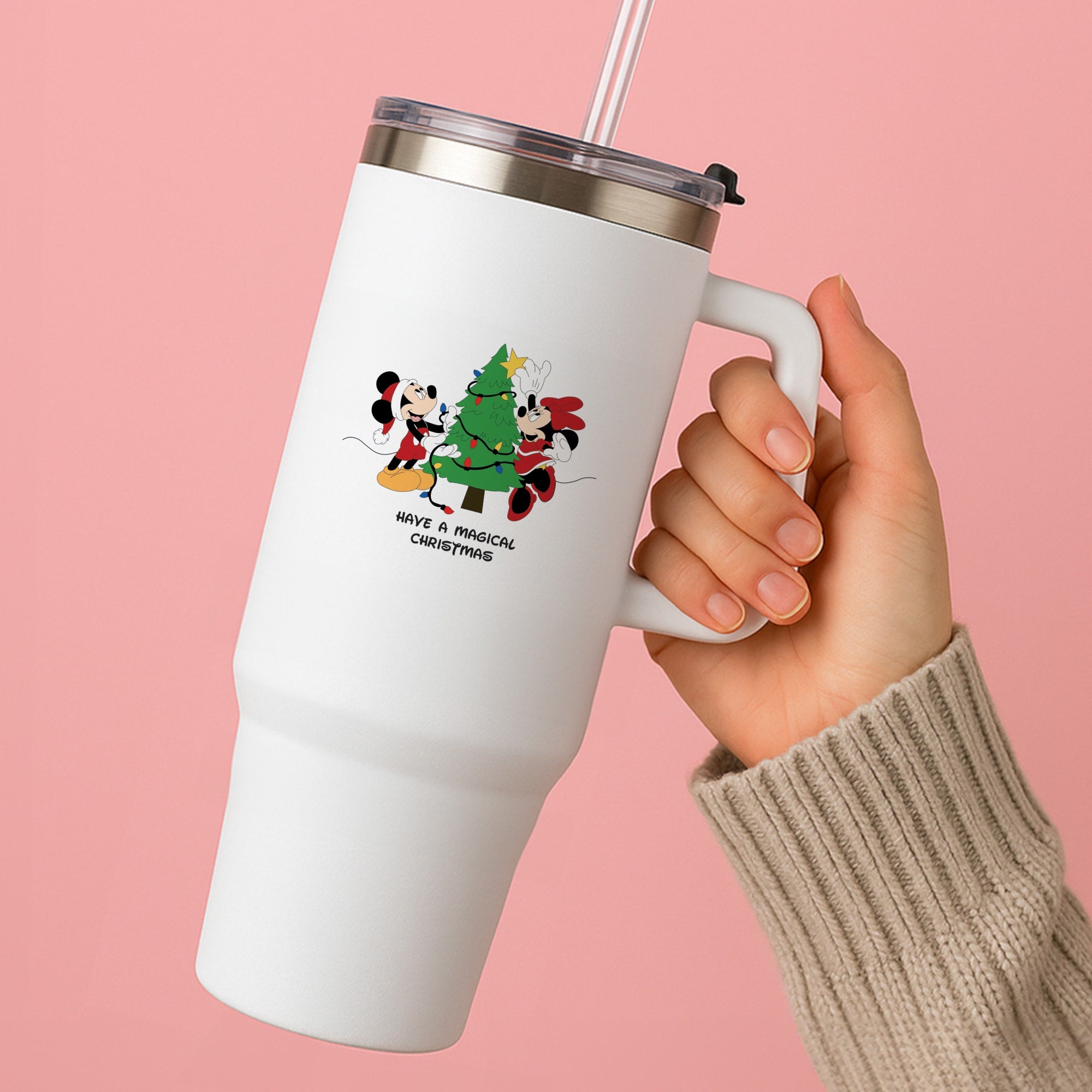 Festive Fairytale Mice - Christmas Tumbler