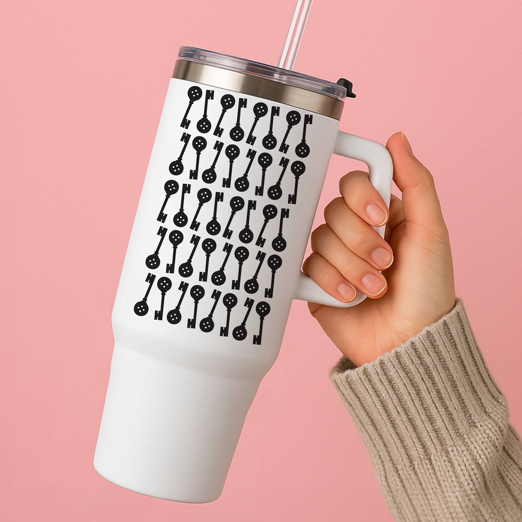 Key Pattern Tumbler