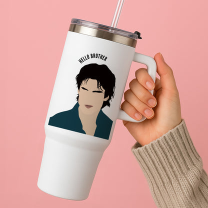 Hello Brother Cartoon - VD Tumbler