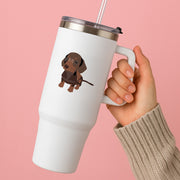 Brown - Dachshunds Tumbler 2