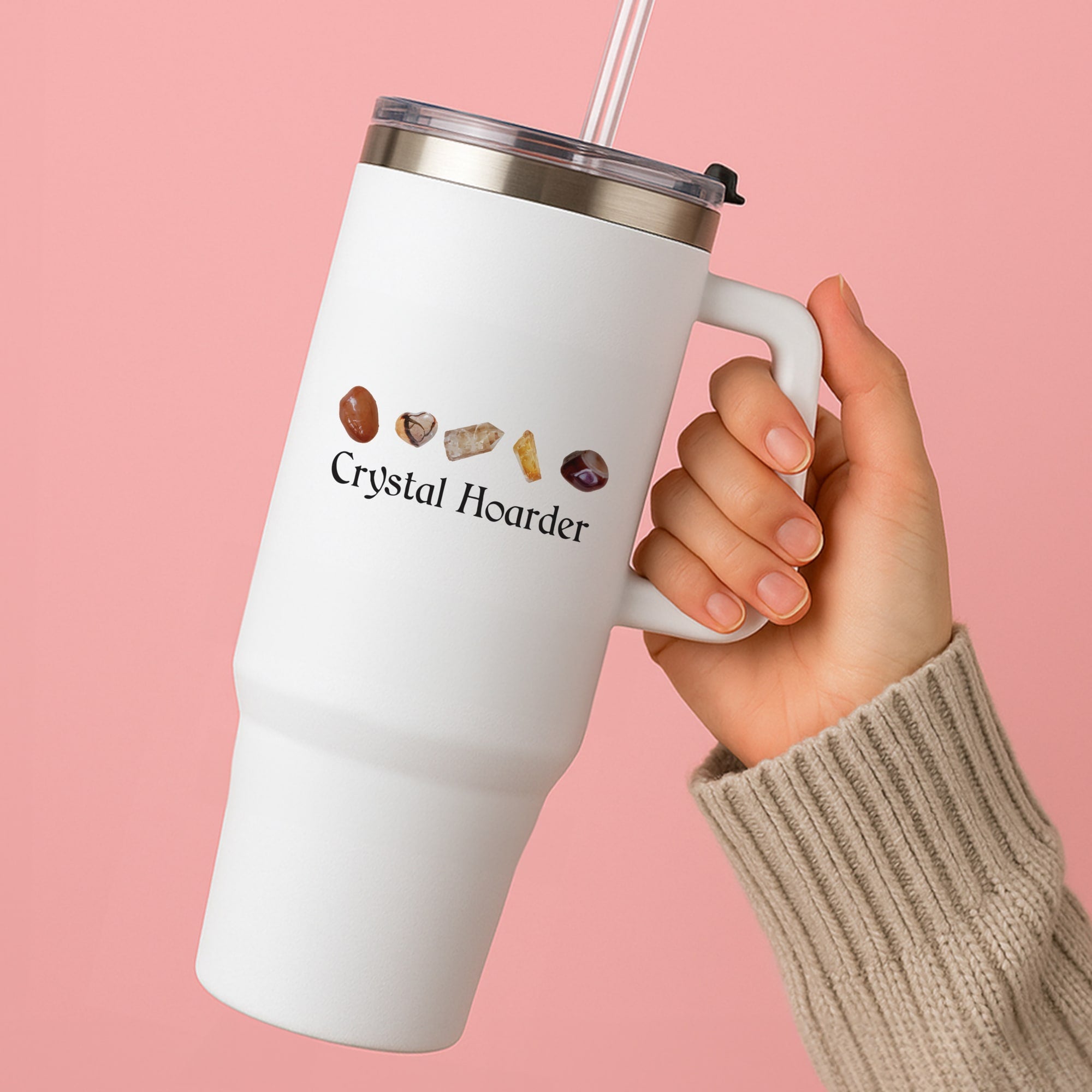 Crystal Hoarder Pattern Tumbler