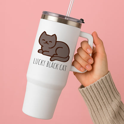 Lucky Black Cat - Cats Tumbler
