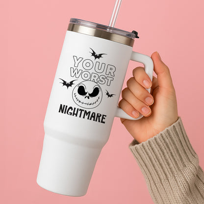 Your Worst Nightmare Purple Tumbler