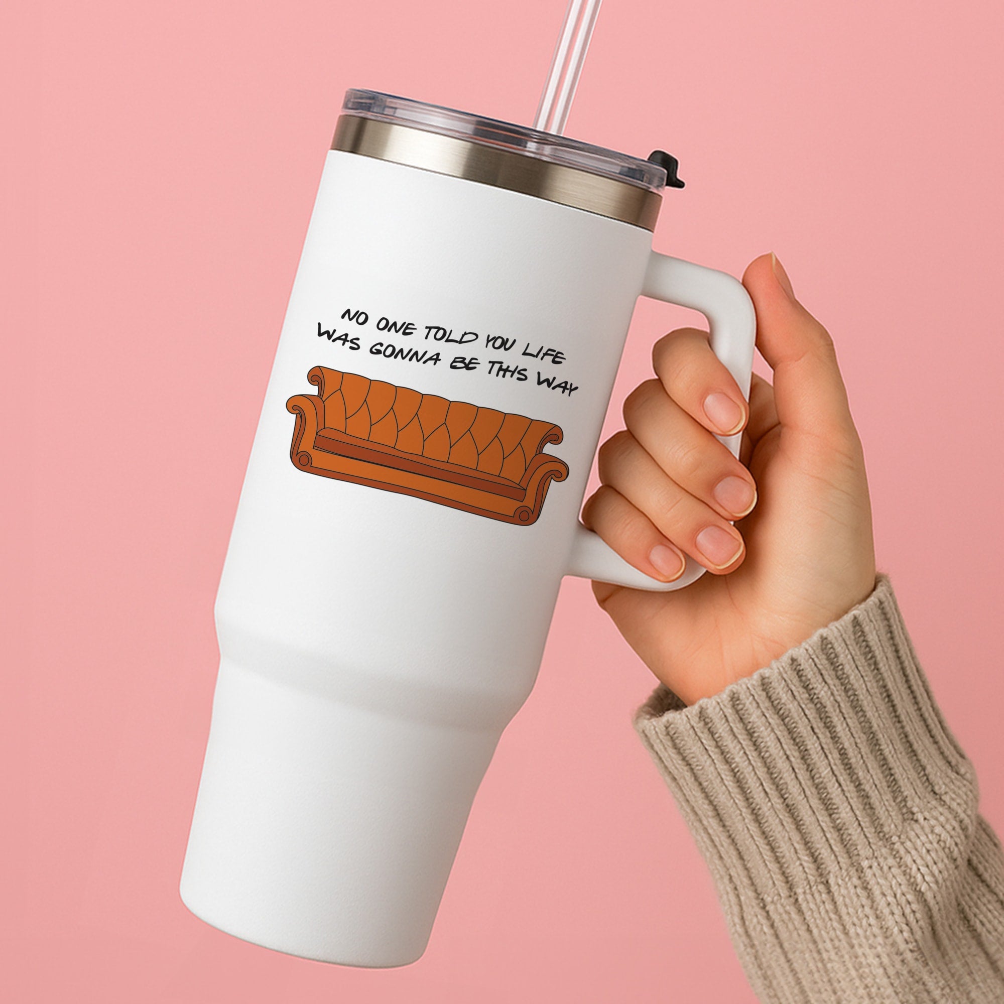 No One Told You Pattern Tumbler